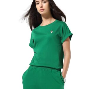 U.S. POLO ASSN. Women's Solid Regular Fit T-Shirt
